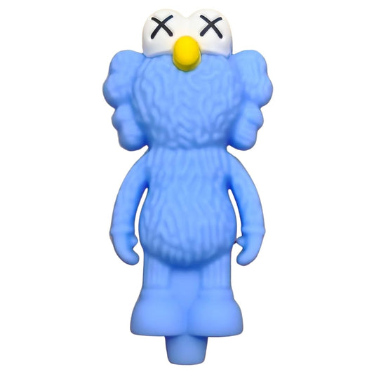 Silicone Rasta Pipe – Elmo (Removable Bowl, 5 Colours) (Blue)