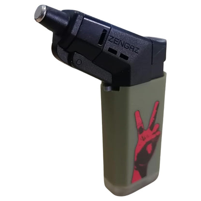 ZL-19 Torch Jet Lighter - Peace Hand Sign