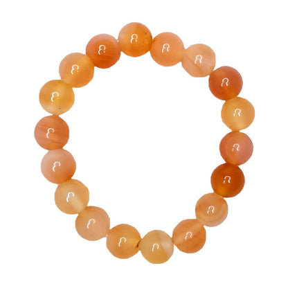 Earth Stone Collection - Crystal Stone Bracelet (Carnelian)