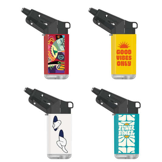 ZL 19 Mega Jet Flame Lighter - 4 Pack Combo 3