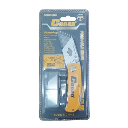 Foldable Knife - Includes 5 Extra Blades