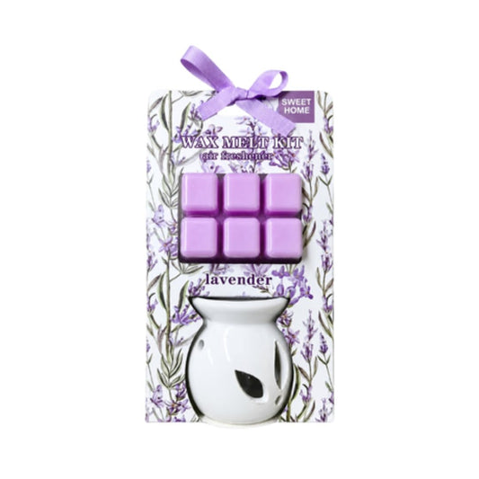 Wax Melt Burner Kit (Lavender)