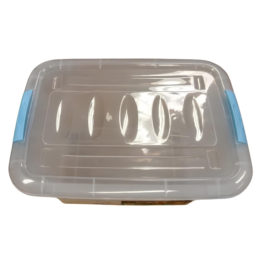 Plastic Storage Box - With Wheels - 30 Litres