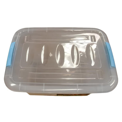 Plastic Storage Box - With Wheels - 30 Litres