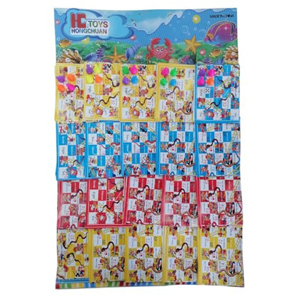 New Snakes and Ladders (S) 20pc | Classic Kids Board Game | Travel-Friendly Mini Set