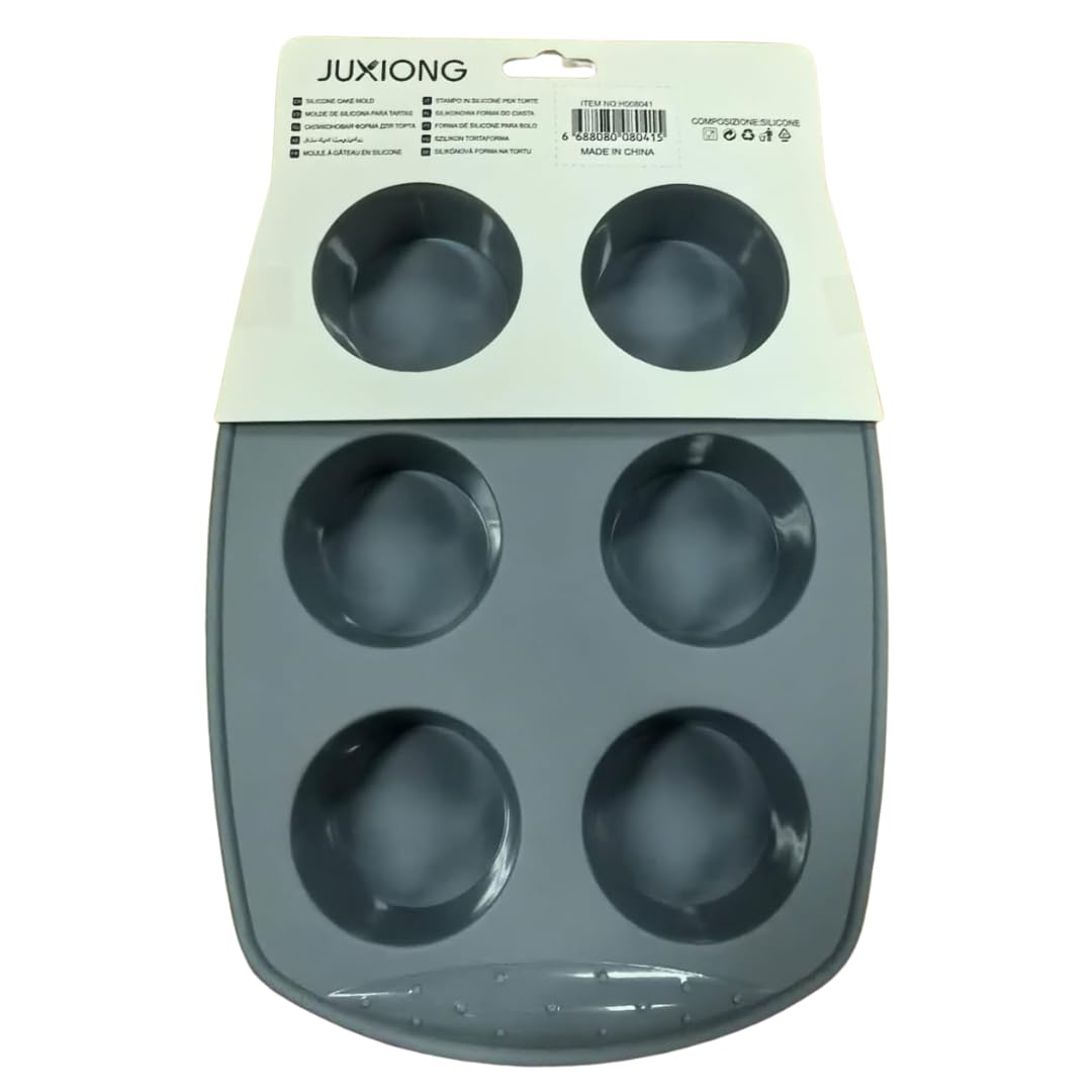 Silicone Cake Mold - Mini Circles - 30×20.5cm (Grey)
