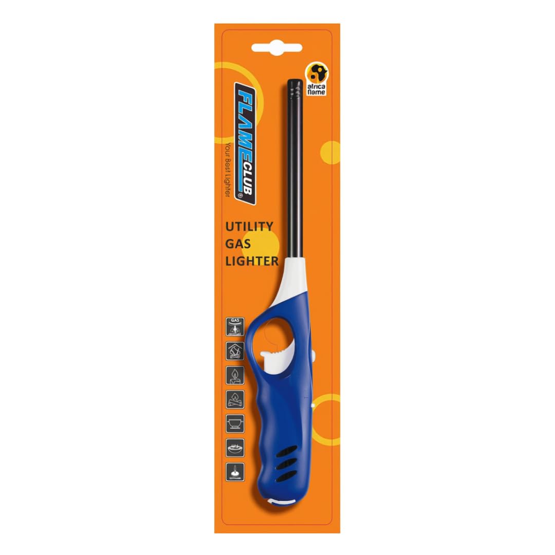 Medium Braai Lighter And 3 Piece Individually Wrapped Fire Lighter Combo (Blue)