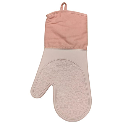 Silicone Oven Glove - Long - 34.5x17cm (Pink)