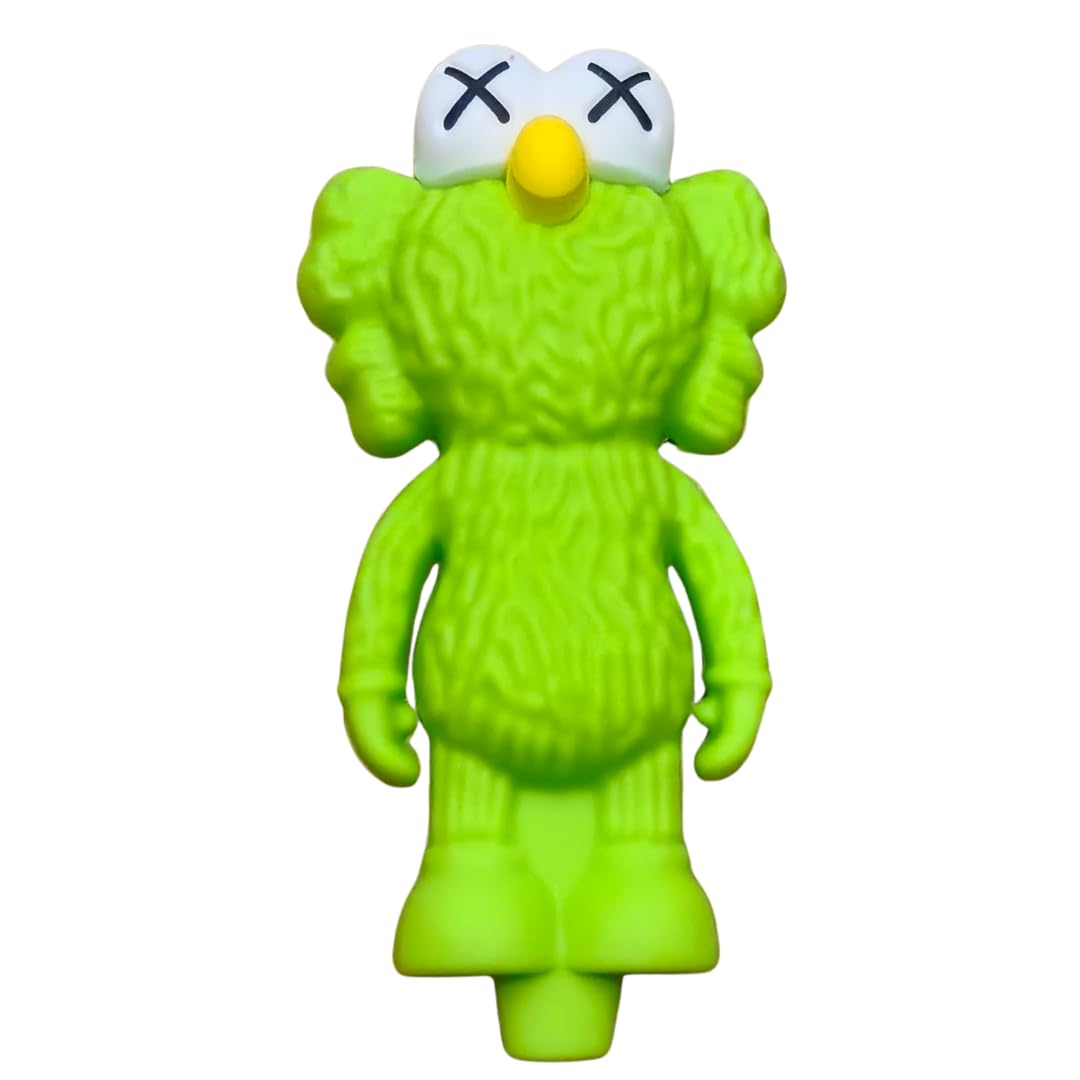 Silicone Rasta Pipe – Elmo (Removable Bowl, 5 Colours) (Green)