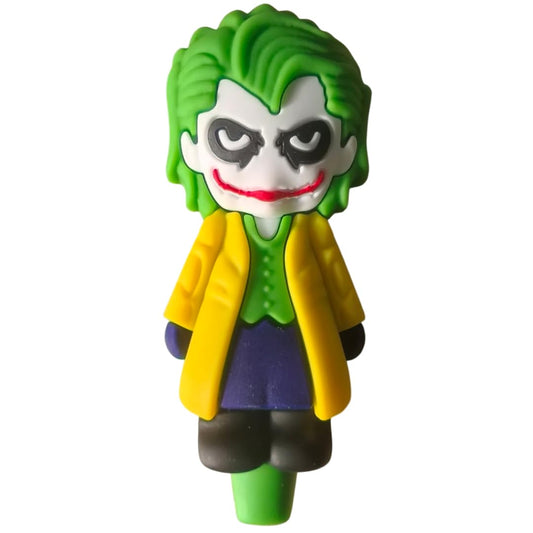 Silicone Rasta Pipe - The Joker (yellow)