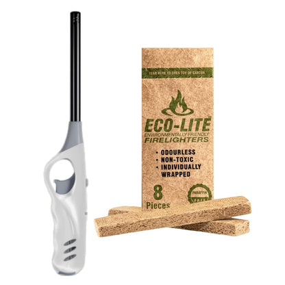 Medium Braai Lighter And Fire Lighter Combo (White)