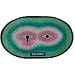Premium Oval Non-Slip Doormat - Eyes