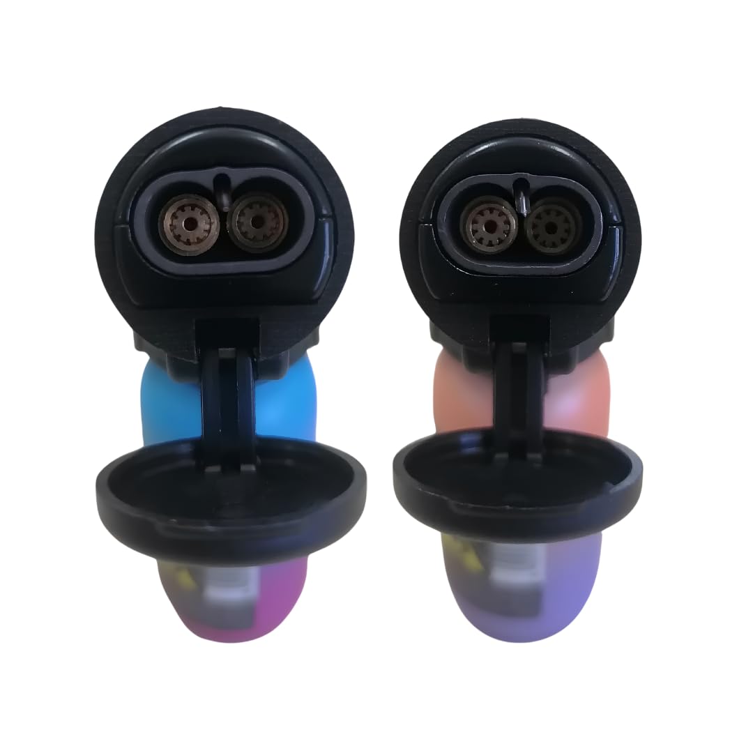 ZL-17 Angle Double Jet Torch Lighter - HC - 2 Pack - Combo B