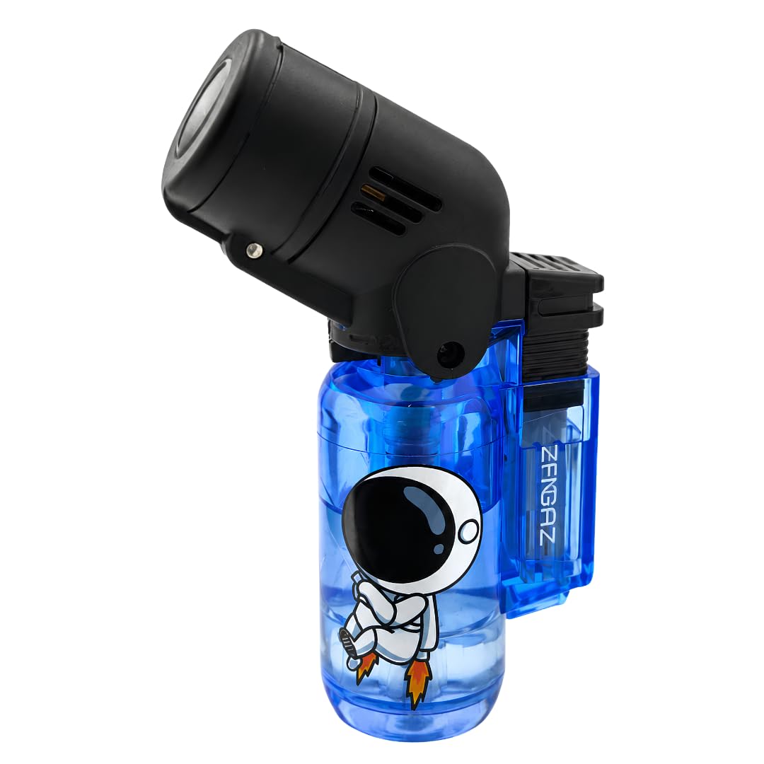 ZL-17 Angle Double Jet Torch Lighter – 2 Pack (Blue)