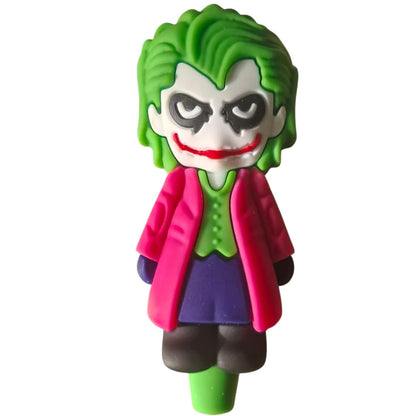 Silicone Rasta Pipe - The Joker (Pink)
