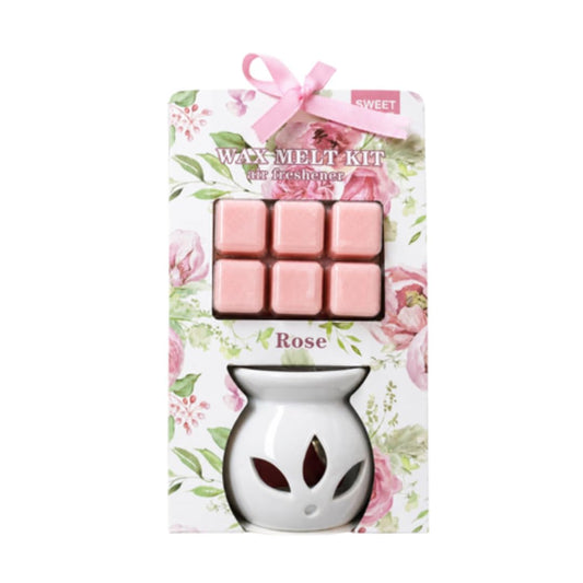 Wax Melt Burner Kit (Rose)
