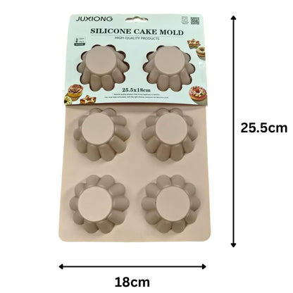 Silicone Cake Mold - Flower - 25.5×18cm (Pink)