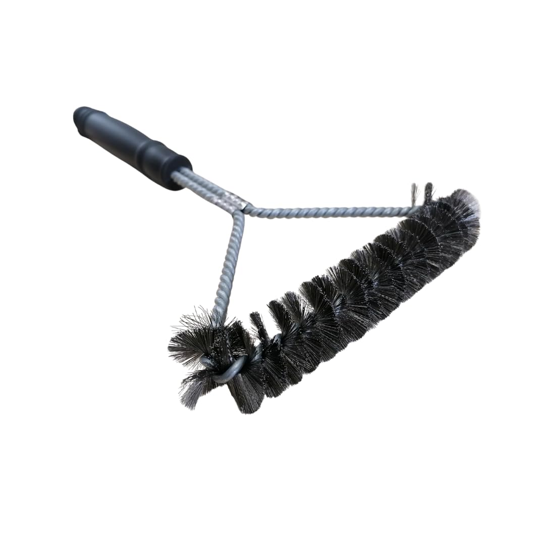 LK’s Wire Grid Brush – Heavy-Duty Stainless Steel Cleaning Brush with Durable Wooden Handle | 30cm Long | Ideal for Braai Grids, Grills & BBQs
