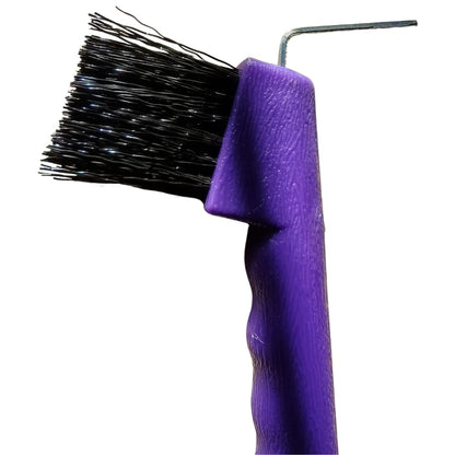 Horse Hoof Pick with Brush (Green)