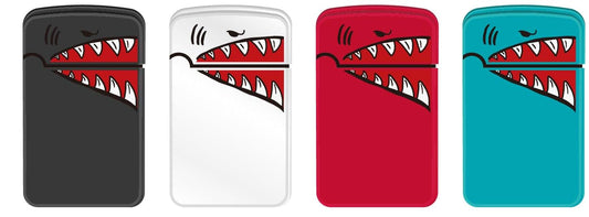 4 Pack Zengaz ZL12 Jet Flame - Shark Design