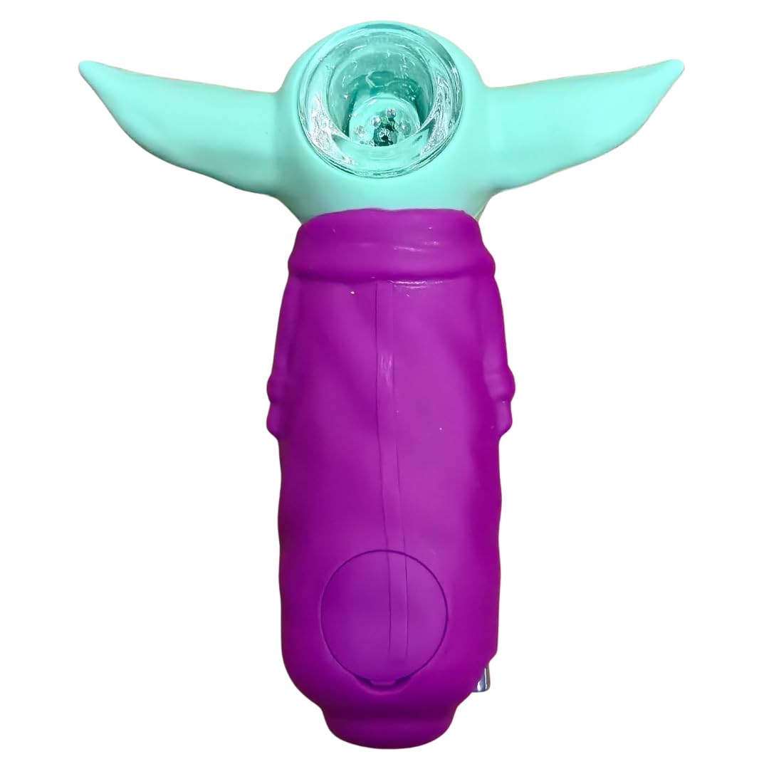 Silicone Rasta Pipe (Purple)