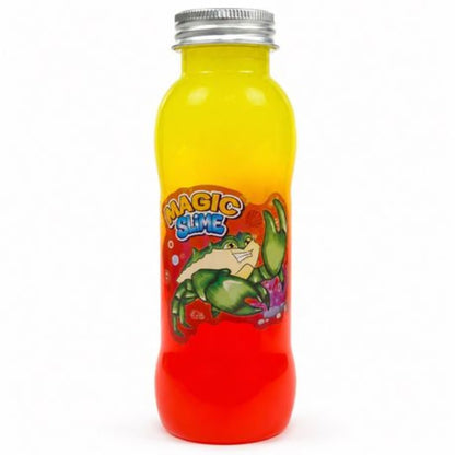 Magic Slime Neon Coloured Bottles, Sea Animal Theme, Kids Sensory Toy, 12 Pack
