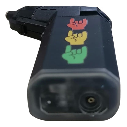 ZL-19 Torch Jet Lighter - Rastafarian Peace