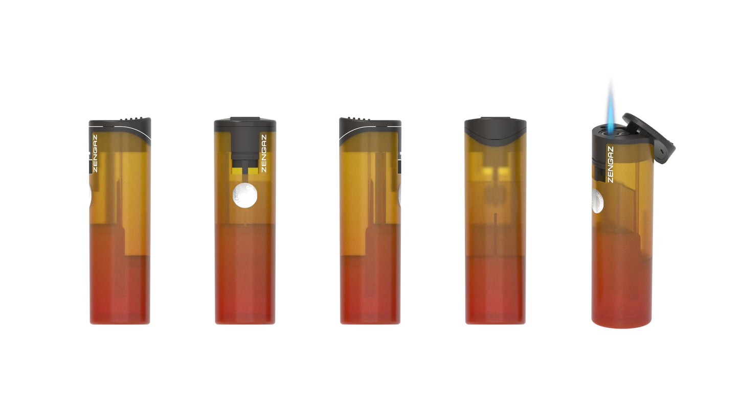 ZL-36 Pillar Jet Flame Lighters – 4 Pack