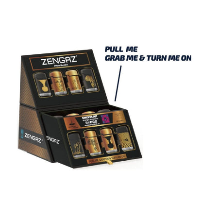 Mini Cube Display ZL 3 Mega Jet Flame - 16 pcs - Black is Gold