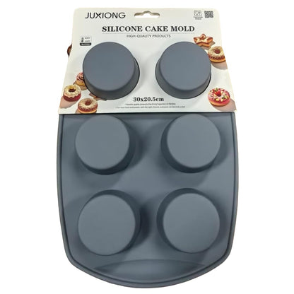 Silicone Cake Mold - Mini Circles - 30×20.5cm (Grey)
