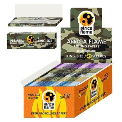 Africa Flame Rolling Paper King Size - 50 pcs (booklets)