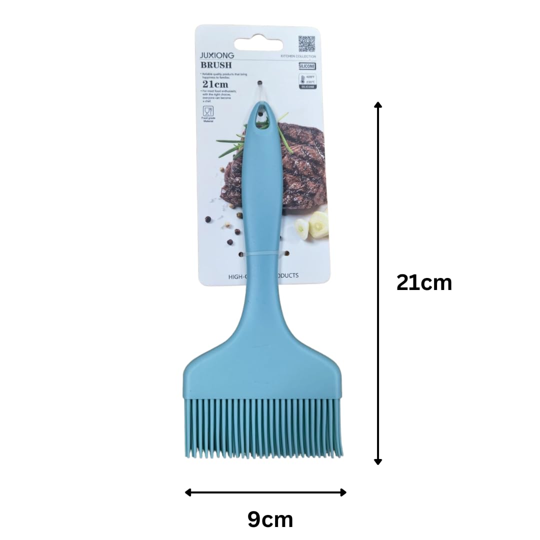 Silicone Flat Basting Brush - 21x9cm (Blue)