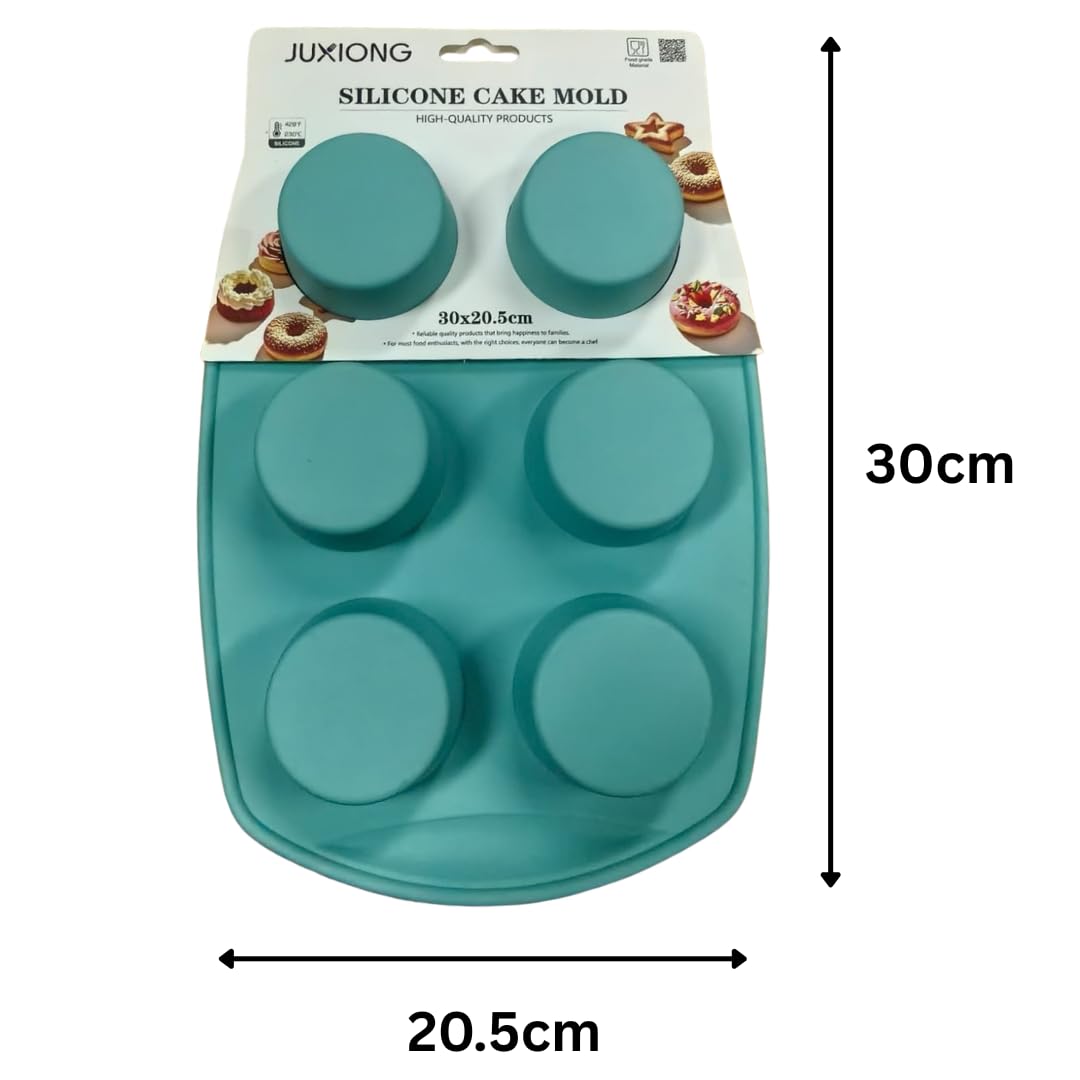 Silicone Cake Mold - Mini Circles - 30×20.5cm (Blue)