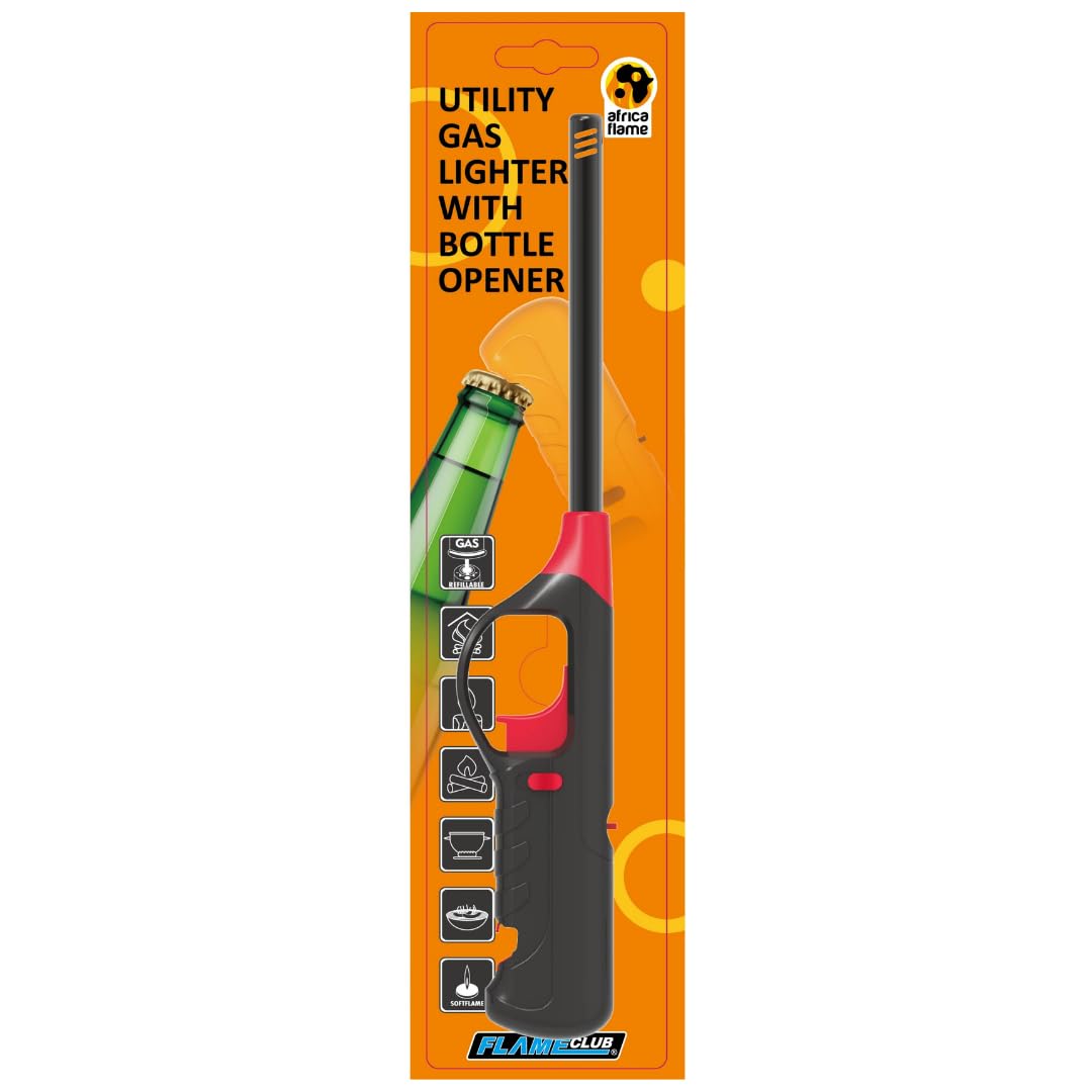 Africa Flame Medium Utility Braai Lighter with Built-in Bottle Opener
