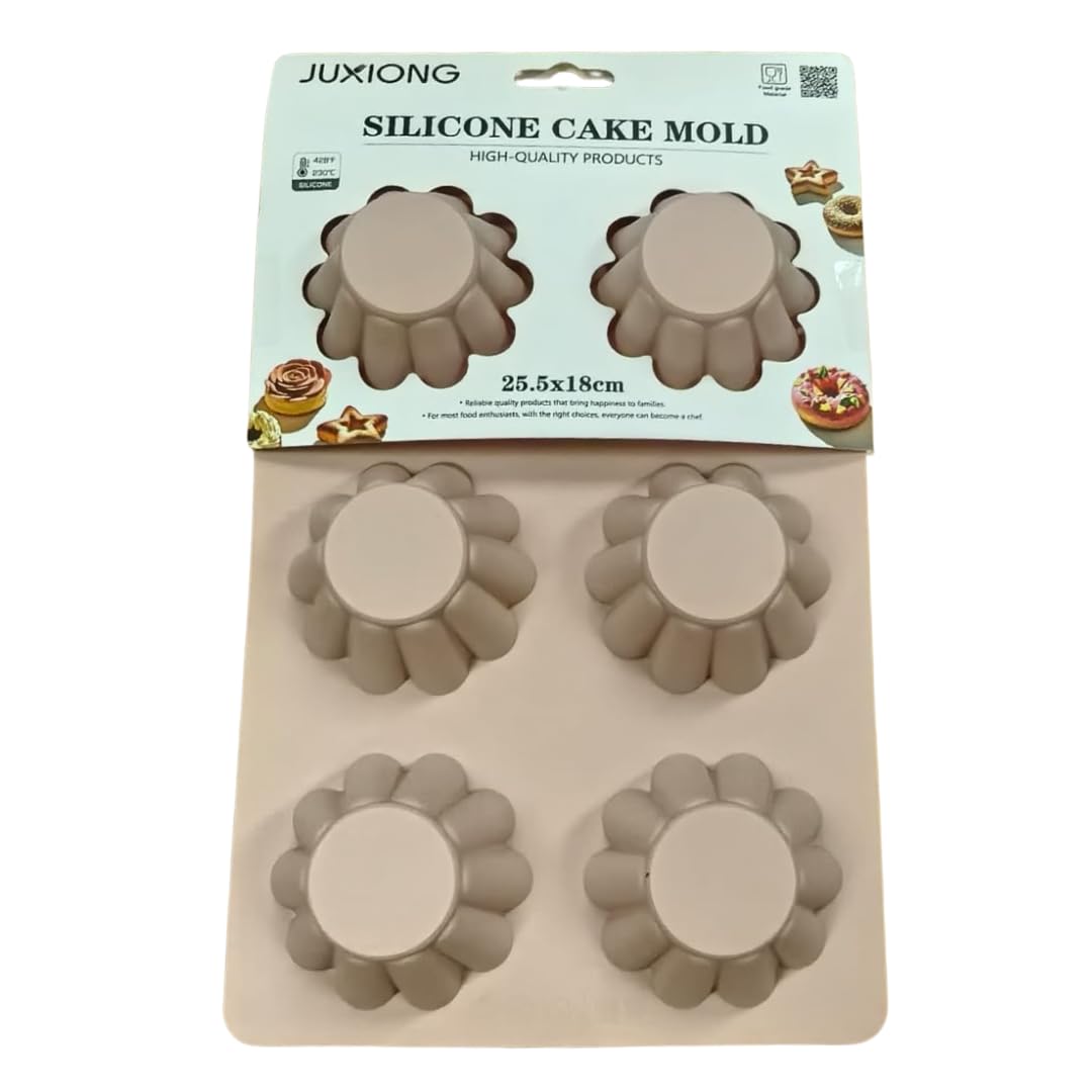 Silicone Cake Mold - Flower - 25.5×18cm (Pink)