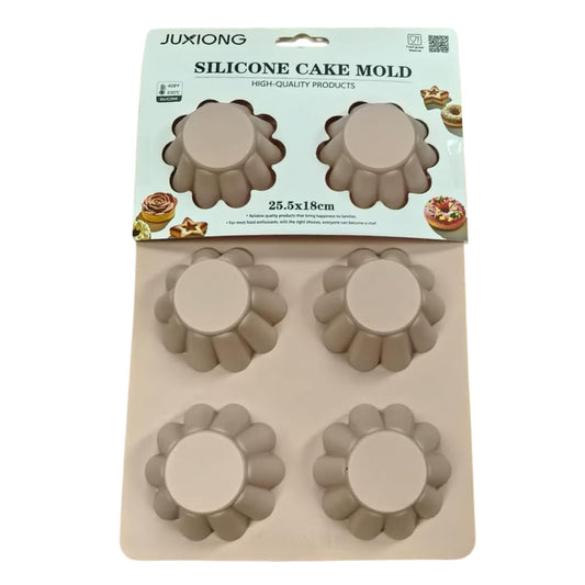 Silicone Cake Mold - Flower - 25.5×18cm (Pink)