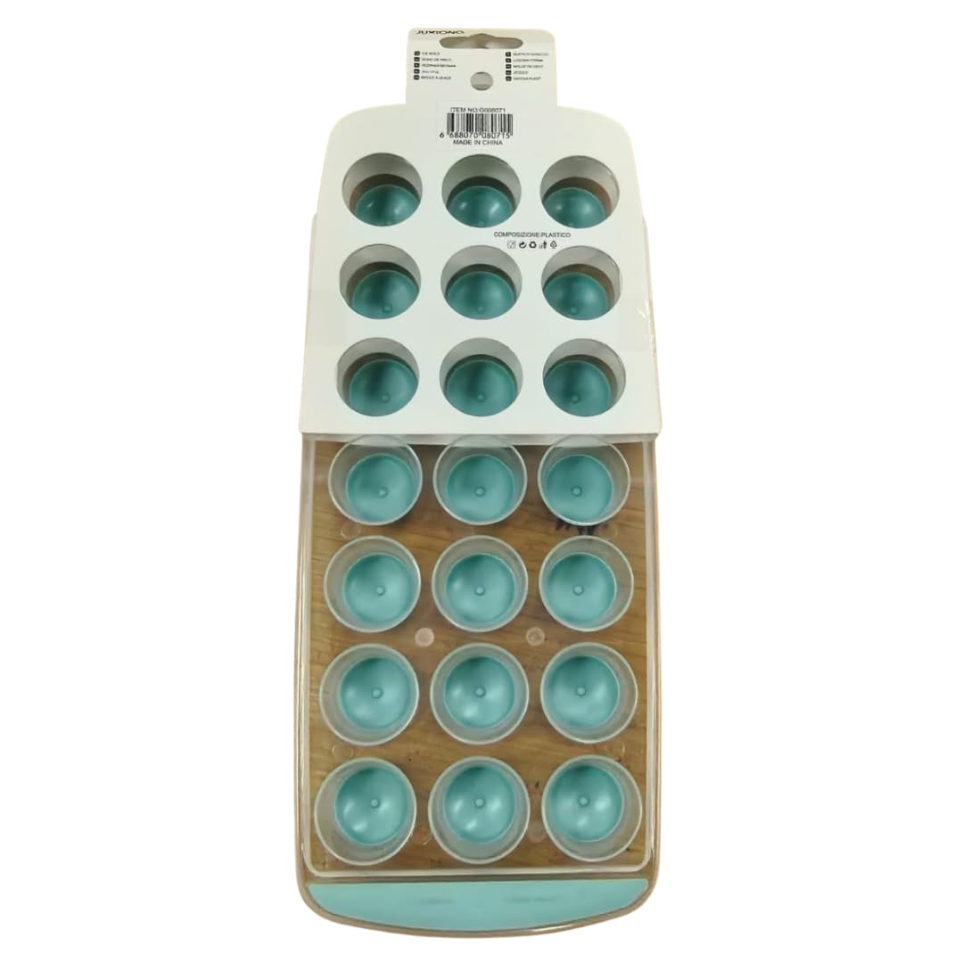 Silicone Ice Mold - Small Circles - 29.5×12cm (Blue)