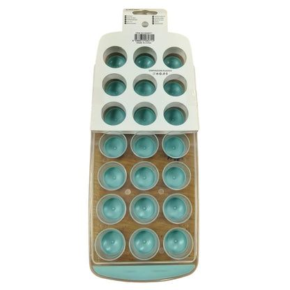 Silicone Ice Mold - Small Circles - 29.5×12cm (Blue)