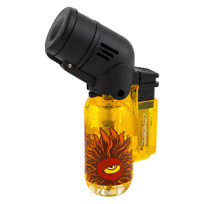 ZL-17 Angle Double Jet Torch Lighter – 2 Pack (Yellow)