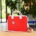 Nana EVA Croc Bag with Shoulder Strap – Lightweight Waterproof Tote Handbag (Red)