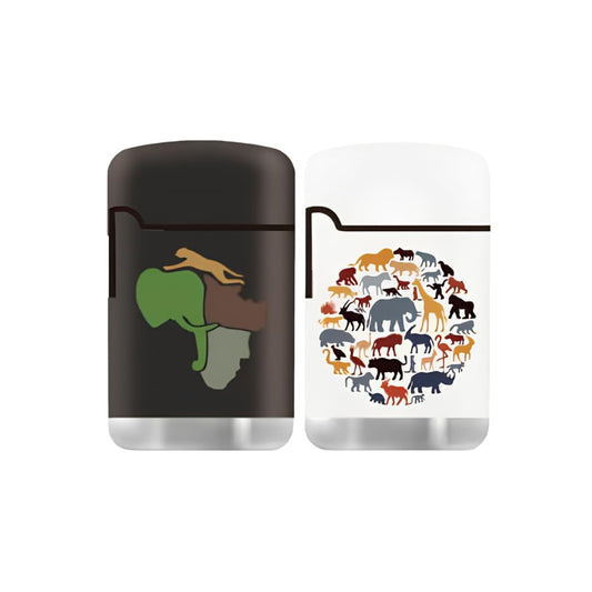 ZL3 Zengaz Torch Lighter - African Wildlife - 2 Pack (Combo E)