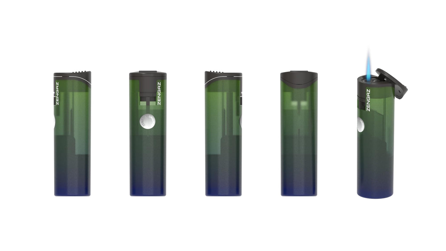 ZL‑36 Pillar Jet Flame Lighters – 3 Pack