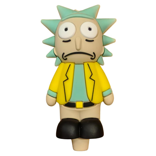 Silicone Rasta Pipe - Rick Sanchez (Yellow)