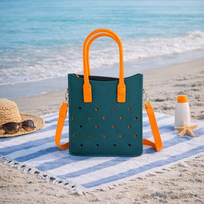 EVA Croc Tote Bag with Adjustable Strap – Ztylish (Green)