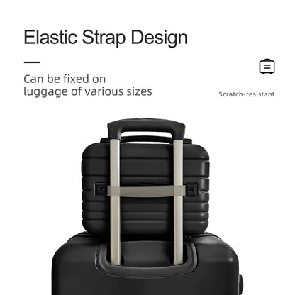 Cosmetic Travel Carry-On Suitcase Black - Large
