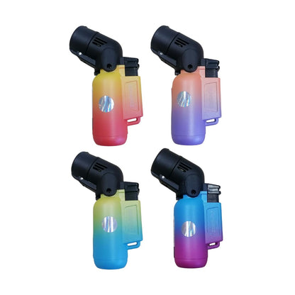 ZL-17 Angle Double Jet Torch Lighter – 4 Pack (Mixed)