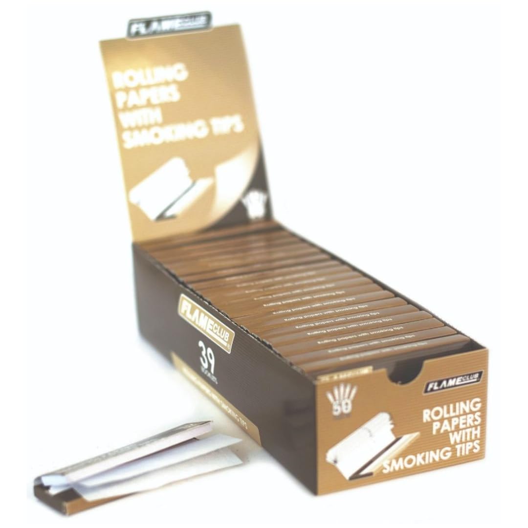 Flame Club Queen Size Rolling Paper + Tips