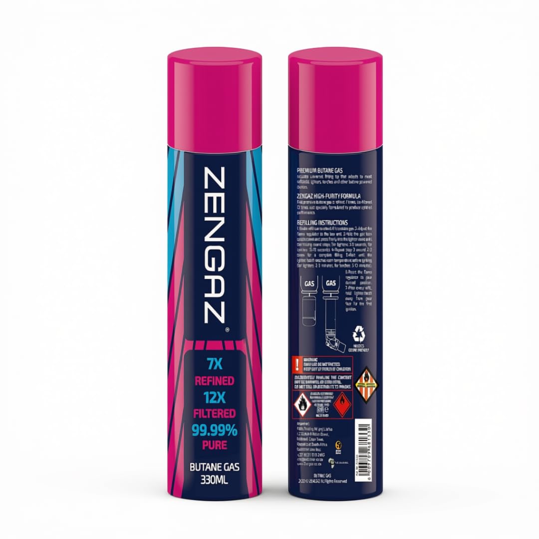 N2 Electronic Lighter - 5 Pack With 330ml Gas (Smoking)