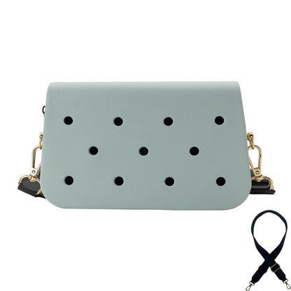 Coco EVA Croc Crossbody Bag – Lightweight Waterproof Shoulder Bag (Grey)
