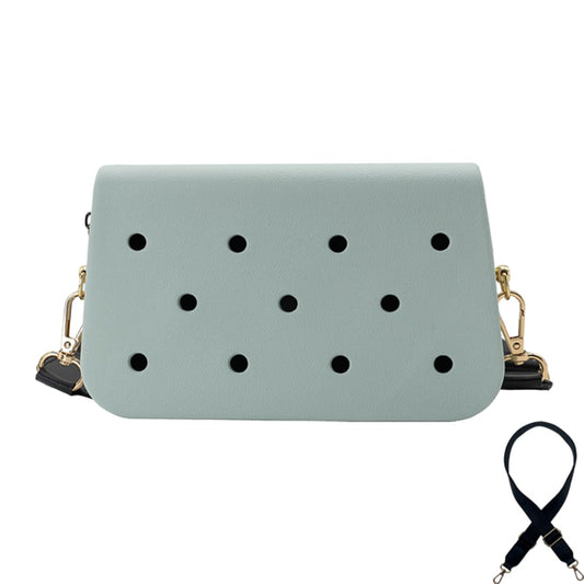 Coco EVA Croc Crossbody Bag – Lightweight Waterproof Shoulder Bag (Grey)